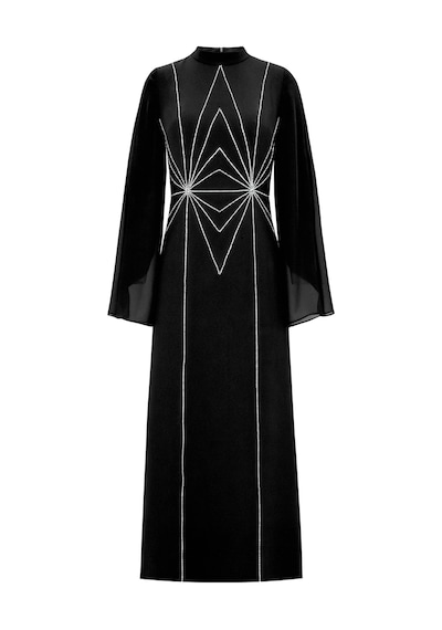 Senna Orchıd Dress Siyah Siyah
