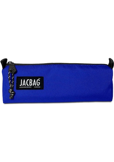 Jacbag Saks Mavi Erkek Çocuk Tek Bölmeli Üçgen Okul ve Ofis Kalem Kutusu Çok Renkli