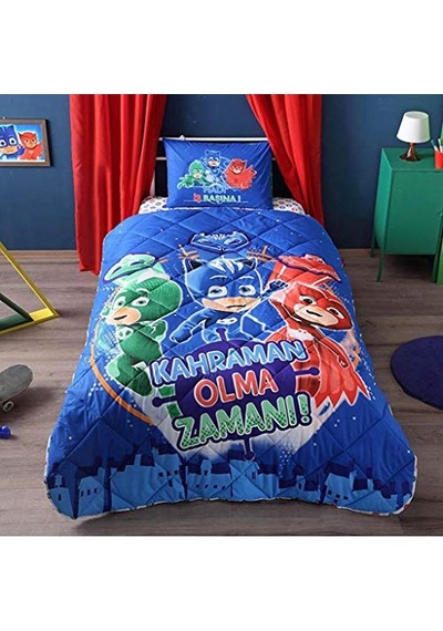 Masks Hero Desenli Pamuk Set Çok Renkli Küçük Tek Kişilik Diğer