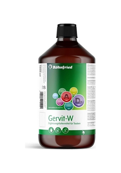 Kafes Kuşları Için Vitamin Gervit W Multivitamin 50 Ml Orijinal Şişeden Bölme
