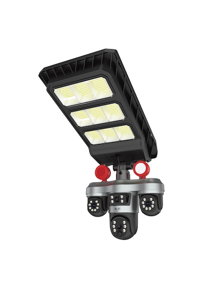 Blic Blm-102 4g Lte Wifi 13w Solar 3 Lens 9mp Dış Mekan Ip Kamera Güneş Panelli Kablosuz Güvenlik