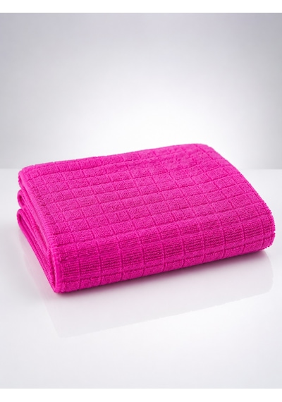 Pembe Kareli Bez Düz Renkli