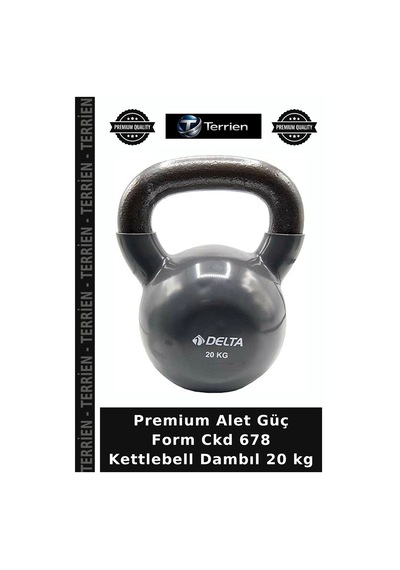 Delux Serisi Ağırlık Fiziksel Vücut Ckd 678 Kettlebell Dambıl 20 Kg