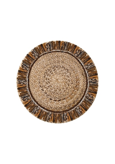 West Home Dijital Baskı Yıkanabilir Kaymaz Taban Yuvarlak Dekoratif Halı Wh 193 Beige