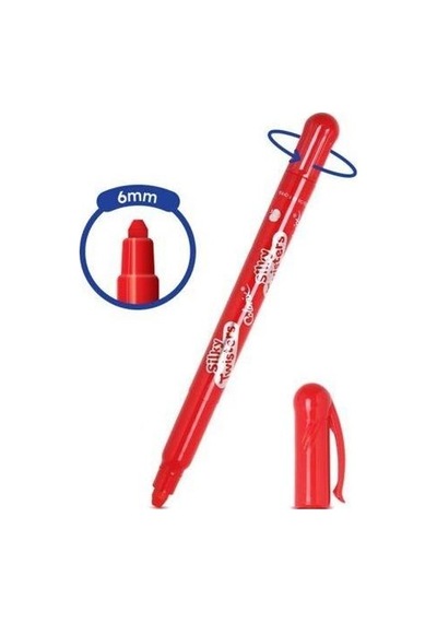 Amos Silky Twisters Üçü Bir Arada Jel Tipi Mum Boya 12 Renk