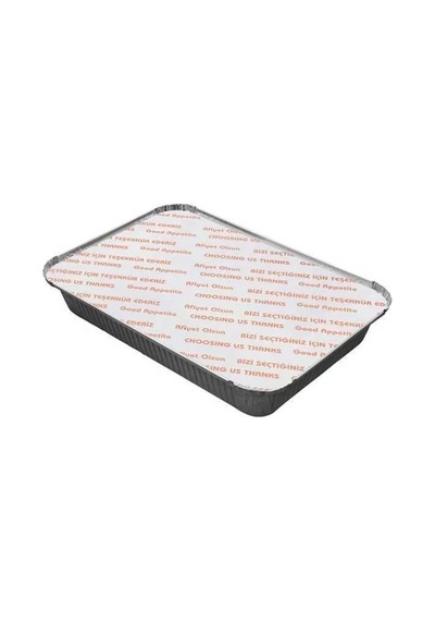 Alüminyum Küçük Tepsi Kapak 2500 Gr - 100 Adet