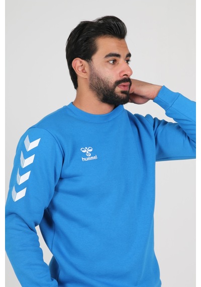 Hummel Armin Pamuklu Sweat Mavi