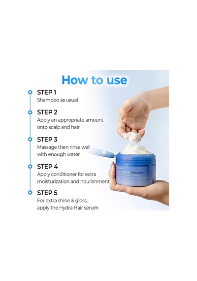 Nem, Besin Ve Hacim Sunan Saç & Saç Derisi Maskesi Airy Volume Hyaluron Capsule Scalp Mask