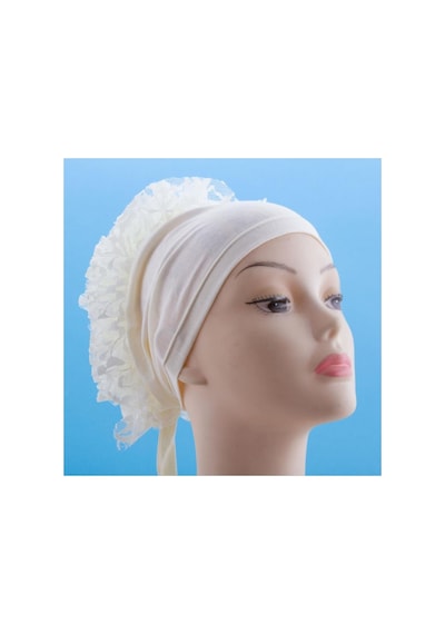 Epilons Zenviac456 Fırfırlı Bone Zenviac45678 Krem