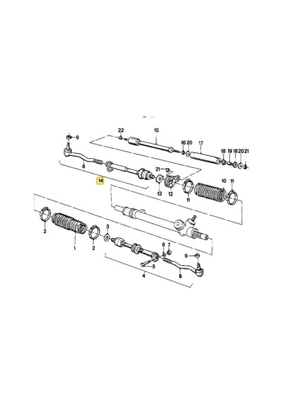 Bmw Uyumlu E30 Frow Sağ Rot Mili Ve Rot Başı Komple Oem No 32111125187 Frowas 8101213004