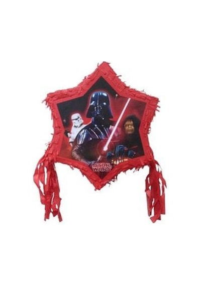 1 Adet Star Wars Pinyata Kırmızı Erkek Doğum Günü Parti Malzemes