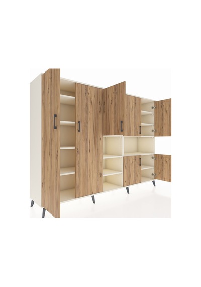 Hyperion Dolap 13 Raflı 7 Kapaklı 220x44x163 Aytaşı-çam/aytaşı Atlas Çam/aytası - Aytası Hyperion Dolap 13 Raflı 7 Kapaklı 220x44x163 Aytaşı-çam/aytaşı Atlas Çam/aytası - Aytası