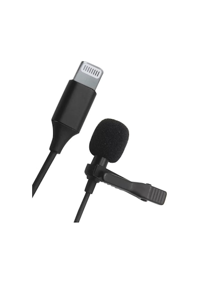 Newface Lightning 2 Metre Double Mikrofon - Siyah Newface Lightning Mikrofon