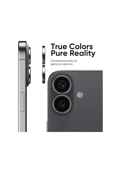Safir Lens İphone 17 Air Uyumlu Kolay Kurulum Aparatlı Alüminyum Çerçeveli 9h Kamera Lens Koruyucu Mavi