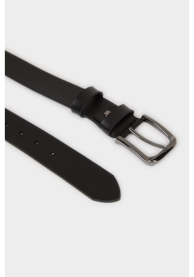 Defacto Erkek Dikdörtgen Toka Suni Deri Jean Kemeri H6860axnsbk27 Siyah-bk27