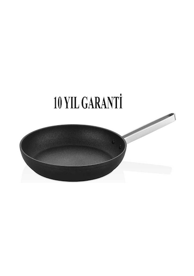 Oms Biogranit 24 Cm Karnıyarık 20 Cm Derin Tencere 26 Cm Tava İndüksiyon Tabanlı Siyah