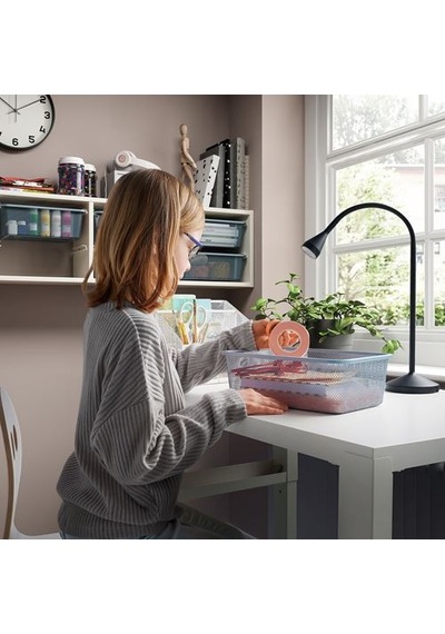 Ikea Trofast Saklama Kutusu, Gri-mavi, 20x30x10 Cm