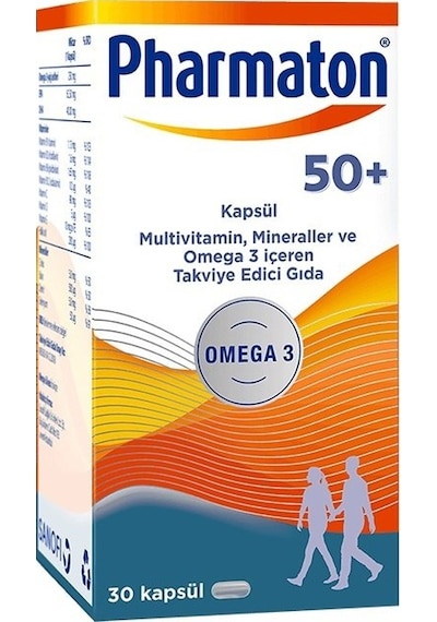 Pharmaton 50 Plus 30 Kapsül