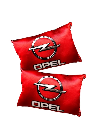 Opel Araçlara Uyumlu Nakış İşlemeli 5 Parça Oto Halı Paspas & Dijital Baskılı Kırmızı Konfor Seti