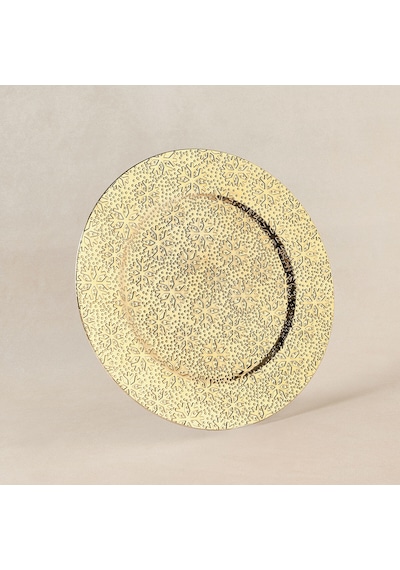 Karaca Home New Year Yılbaşı Snow Supla Gold 33 Cm Gold