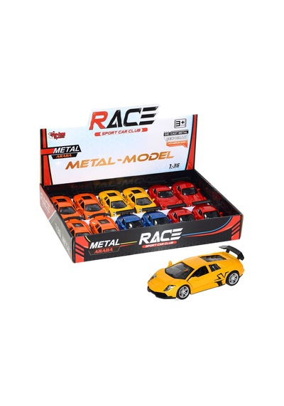 80131-12 Çek Bırak Die Cast Arabalar 1:36