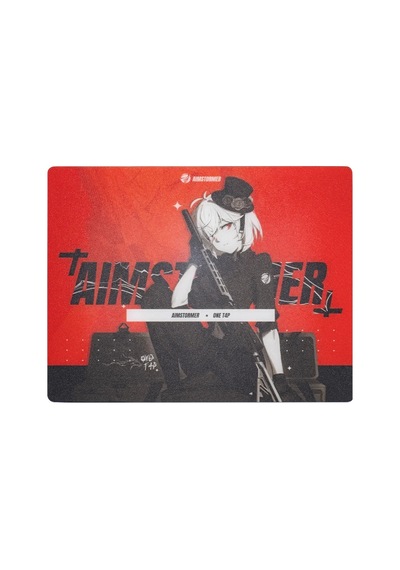 Dream Gamer Aim Stormer Thunder Glass Mousepad - Speed Yüzey Red-450 X 400 Mm