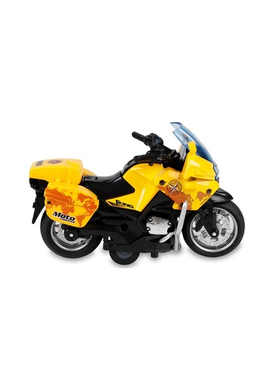 1:14 Ölçek Die-cast Metal Çek Bırak Oyuncak Motosiklet Çok Renkli