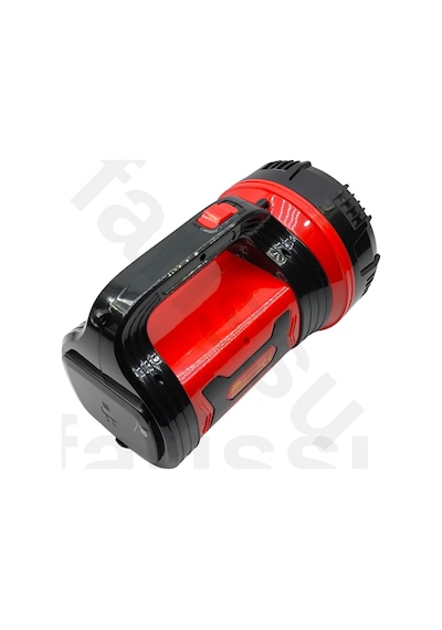Goldkama Gk6670 Uzun Mesafeli 10w Cree Led Şarjlı Projektör El Feneri - 20 Saat Çalışma Süresi Kırmızı