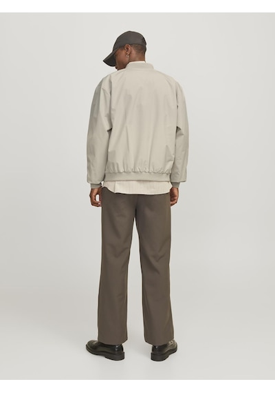 Jack & Jones Erkek Beyzbol Yaka Bomber Ceket - Charge - 12268608 Moonbeam Çok Renkli Jack & Jones Erkek Beyzbol Yaka Bomber Ceket - Charge - 12268608 Moonbeam Çok Renkli