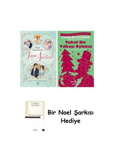 Bütün Romanlarıyla Jane Austen Ciltli + Tuhaf Bir Yılbaşı Öyküsü + Bir Noel Şarkısı