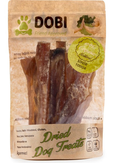 Doğal Sığır Siniri Köpek Ödül Maması 100gr Organik, Katkısız Ve Sağlıklı Atıştırmalık