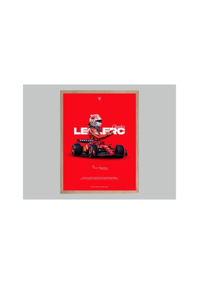 F1 Ferrar Charles Leclerc Doğal Ahşap Çerçeveli Tek Parça Dekoratif Tablo Çok Renkli - 819007976 Çok Renkli F1 Ferrar Charles Leclerc Doğal Ahşap Çerçeveli Tek Parça Dekoratif Tablo Çok Renkli - 819007976 Çok Renkli