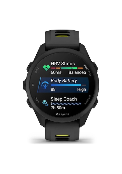 Garmin Forerunner 170 Music Siyah/amp Sarı Kayışlı Akıllı Saat (Distribütör Garantili)