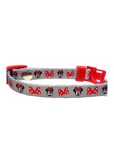 Ayz Markalama Güvenlik Kilitli İsimli Kedi Tasması Kedi Madalyon Minnie Mouse