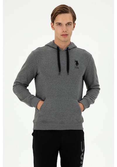 U.s. Polo Assn. Erkek Antrasit Melanj Sweatshirt 50289059-vr081 Antrasit Melanj