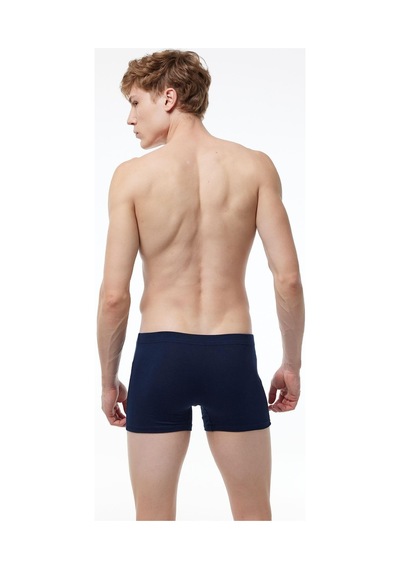 Malabadi 074 Erkek Likralı Boxer-Lacivert