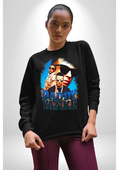 Daddy Yanke Unisex Siyah Sweatshirt Siyah