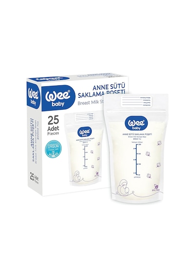 Wee Baby Anne Sütü Saklama Poşeti 200 ML 25 Adet