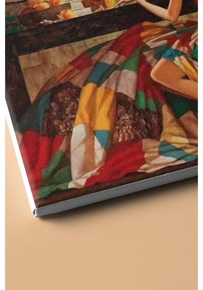 Webstyle Sayılarla Boyama Seti Kasnaklı Rengarenk Elbise 60 X 75 Cm