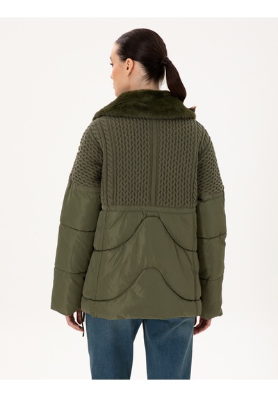 Pierre Cardin Kadın Haki Mont 50290341-vr027 Haki