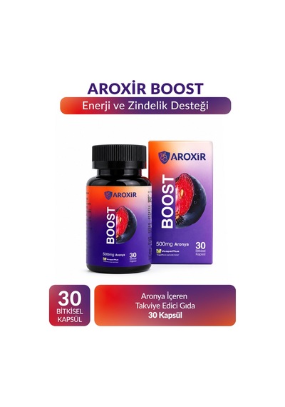 Aroxir Boost Bağışıklık Sistemine Destek Aronya İçeren Takviye Edici Gıda 30 Kapsül