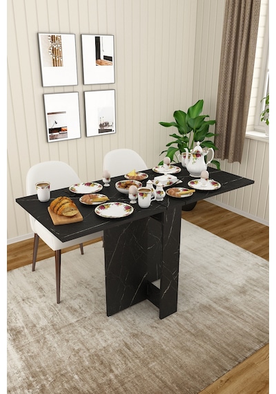Asra Trend Katlanır Mutfak Yemek Masası KM-32 %100 MDF Akıllı Çalışma Masası Royal Mermer Asra Trend Katlanır Mutfak Yemek Masası KM-32 %100 MDF Akıllı Çalışma Masası Royal Mermer