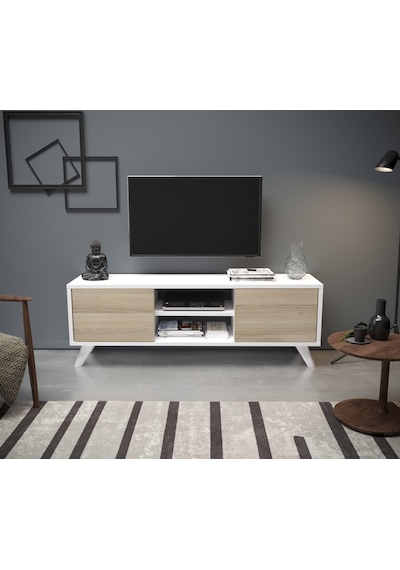 Irmakmobilya Irmak Tv Sehpası & Tv Ünitesi Cordoba + Beyaz