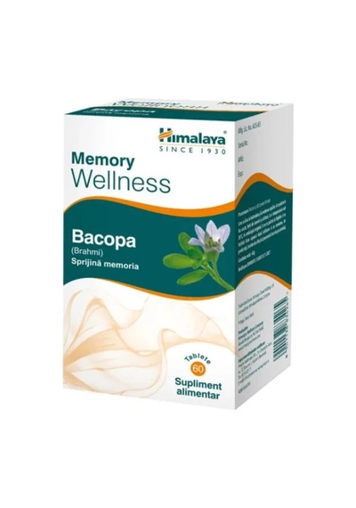 Bacopa Brahmi Memory Wellness Focus 60 Tablet - 500 Mg