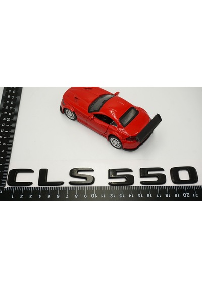 CLS 550 Bagaj Parlak Siyah ABS 3M 3D Yazı Logo