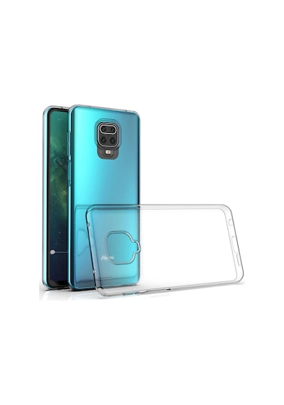 Gld-spt- Newface Xiaomi Redmi Note 9 Pro Kılıf Lüx Şeffaf Silikon - Şeffaf