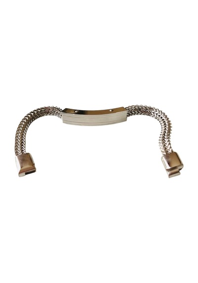 Çelik Erkek Bileklik Balıksırtı Kordon Silver Renk Atmaz 22cm Silver