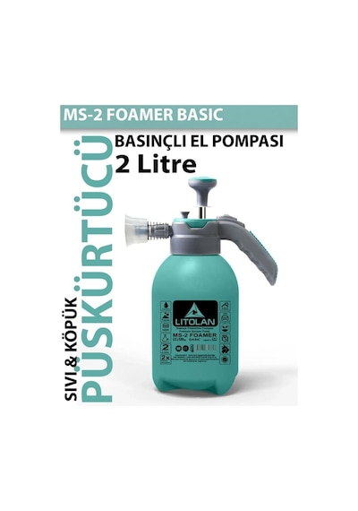 Litolan MS-2 Foamer Basic Köpük Püskürtücü Mekanik İlaçlama Pompası 2 L