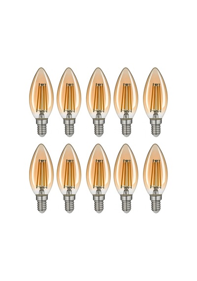 Ba3 4w E14 Amber Led Ampul 300lm 2400k 10 Adet