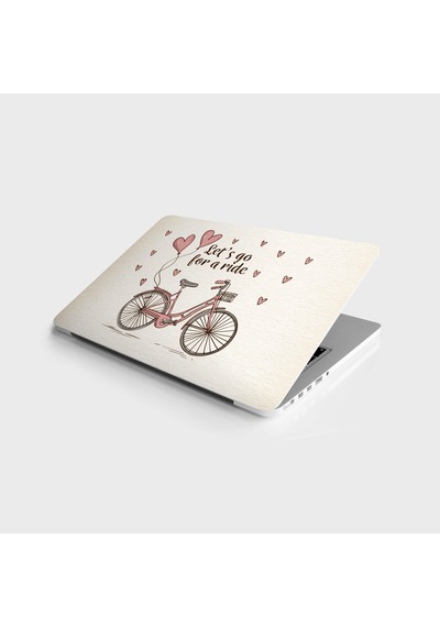 Laptop Sticker Notebook Pc Kaplama Etiketi Lets Go For A Ride